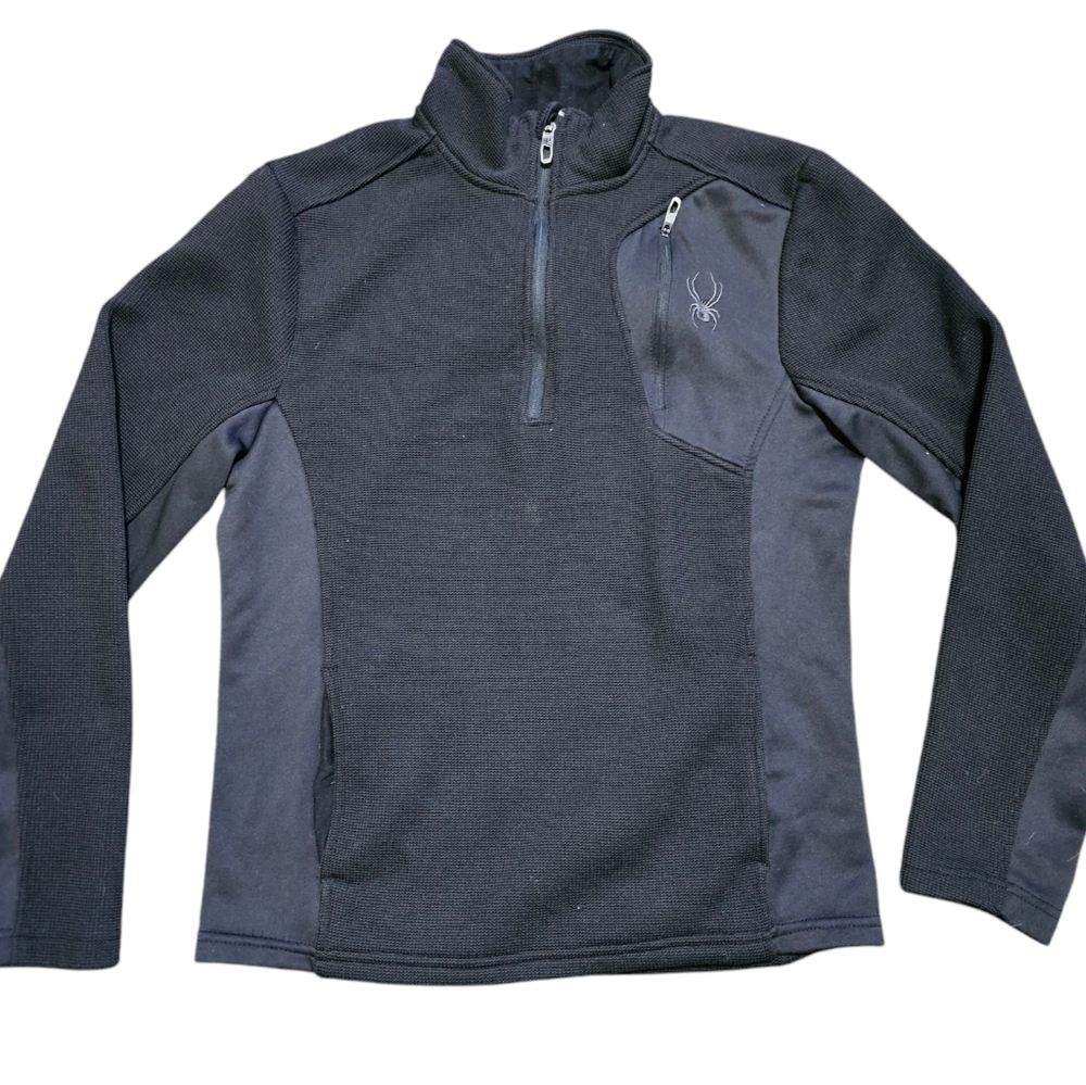 Spyder Men's 1/2 Zip Waffle Pullover Sweater Small